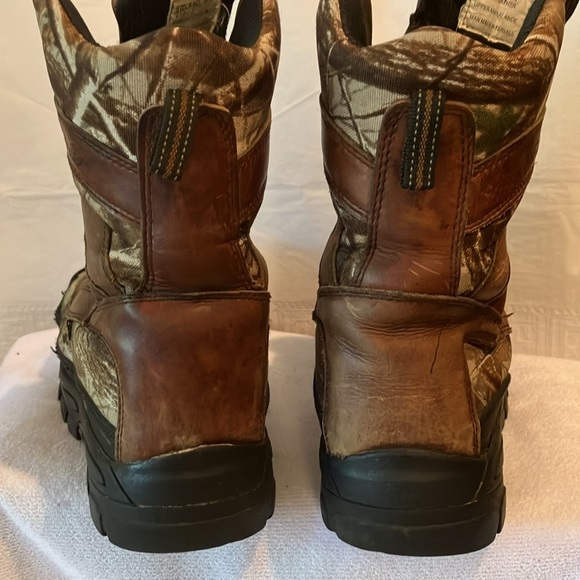 Tecs 800gram Men’s Sz 8 Thinsulate 10” Camouflage Lace up Hunting Boots GUC main image 4